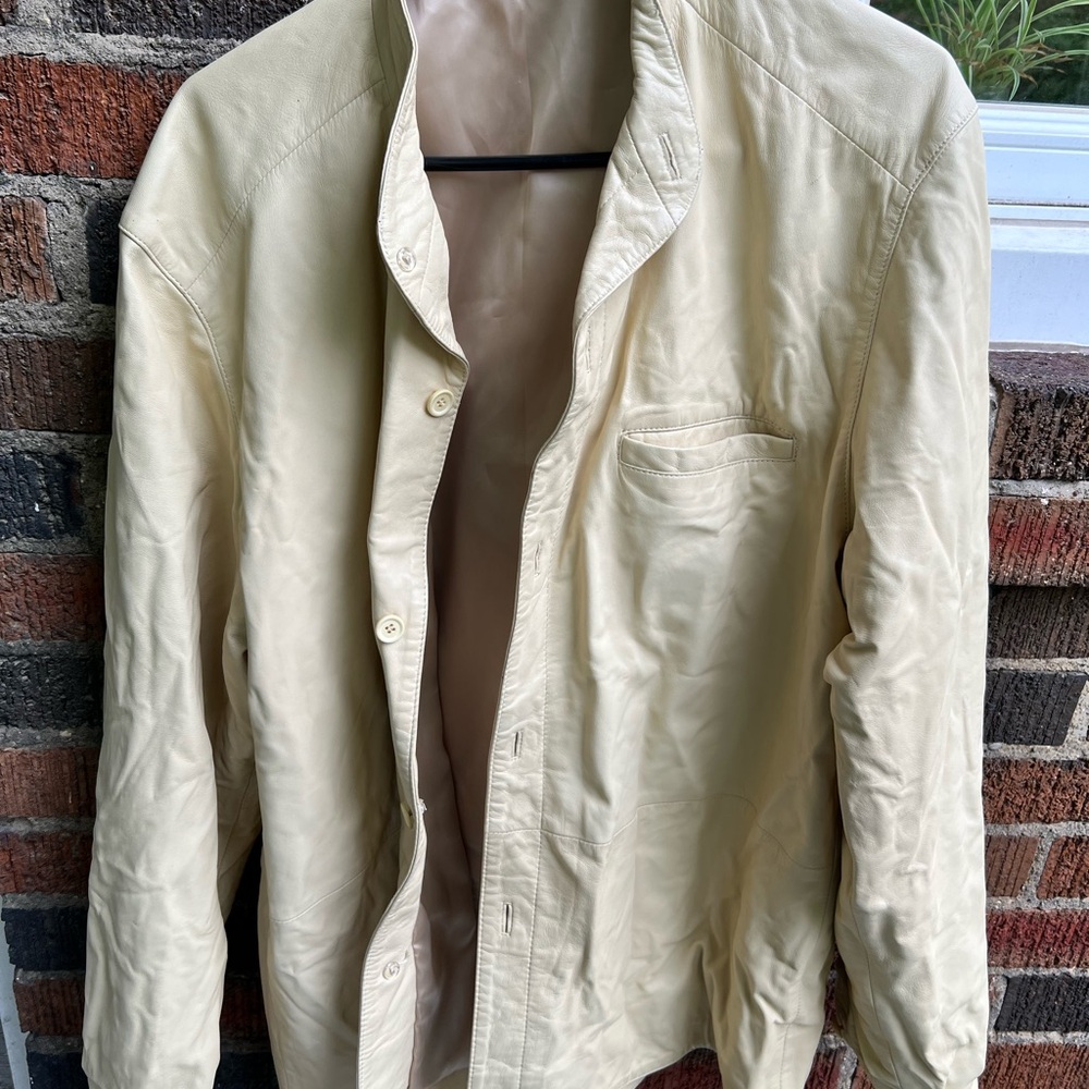 Pony Men's Light Cream Shirt Jacket